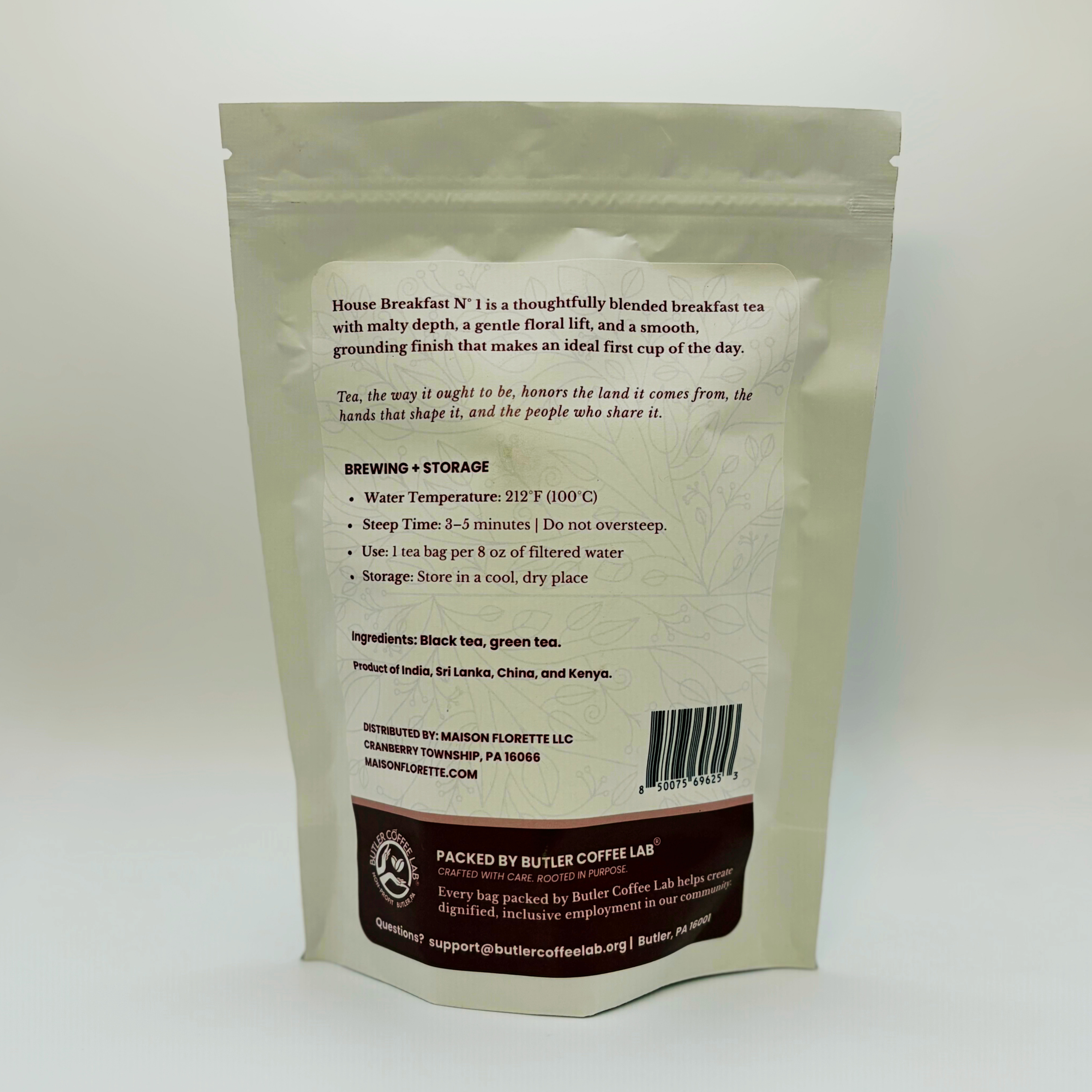 House Breakfast Nº 1 Signature Black Tea - 20 Natural Tea Bags