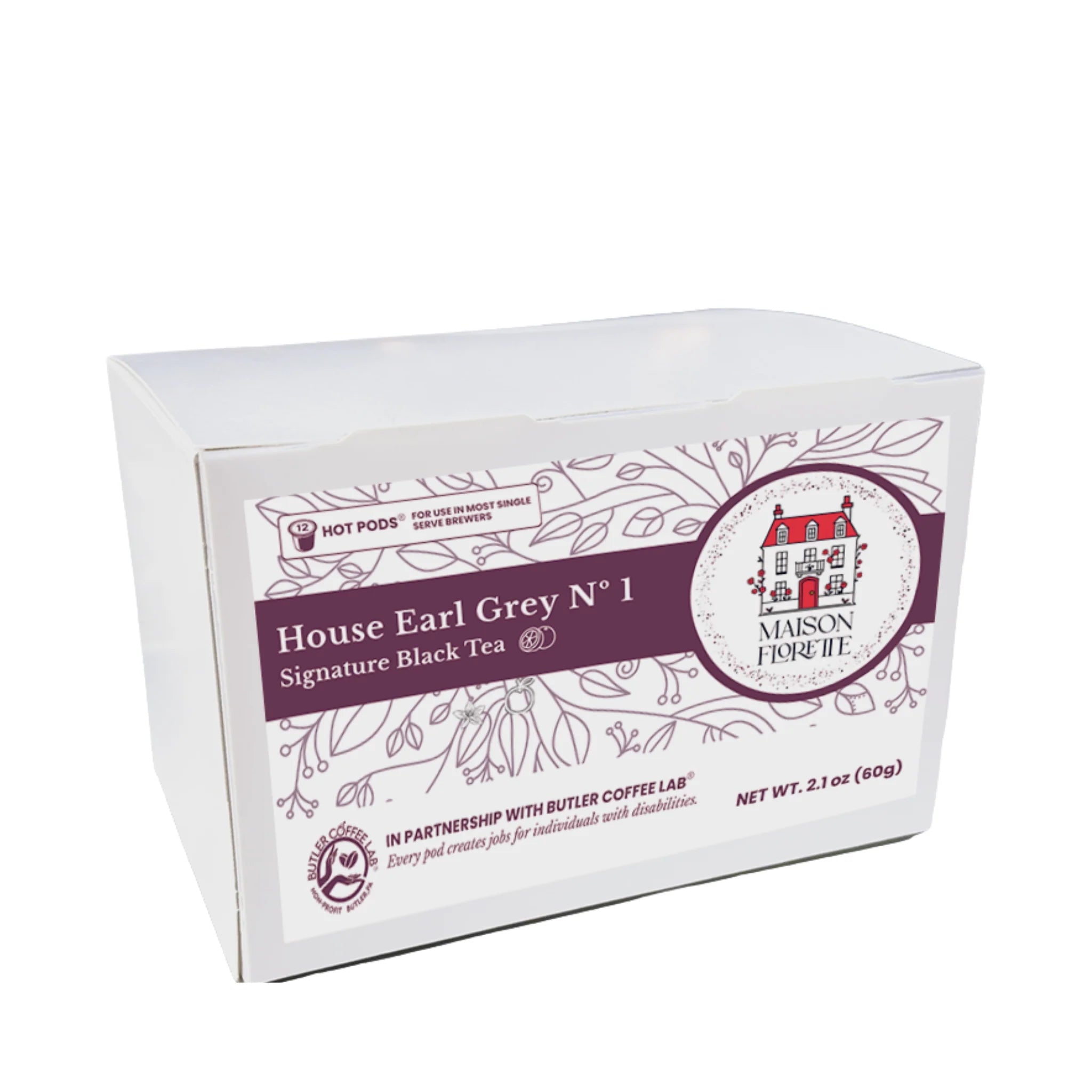 House Earl Grey Nº 1 Signature Black Tea Pods – 12 Count