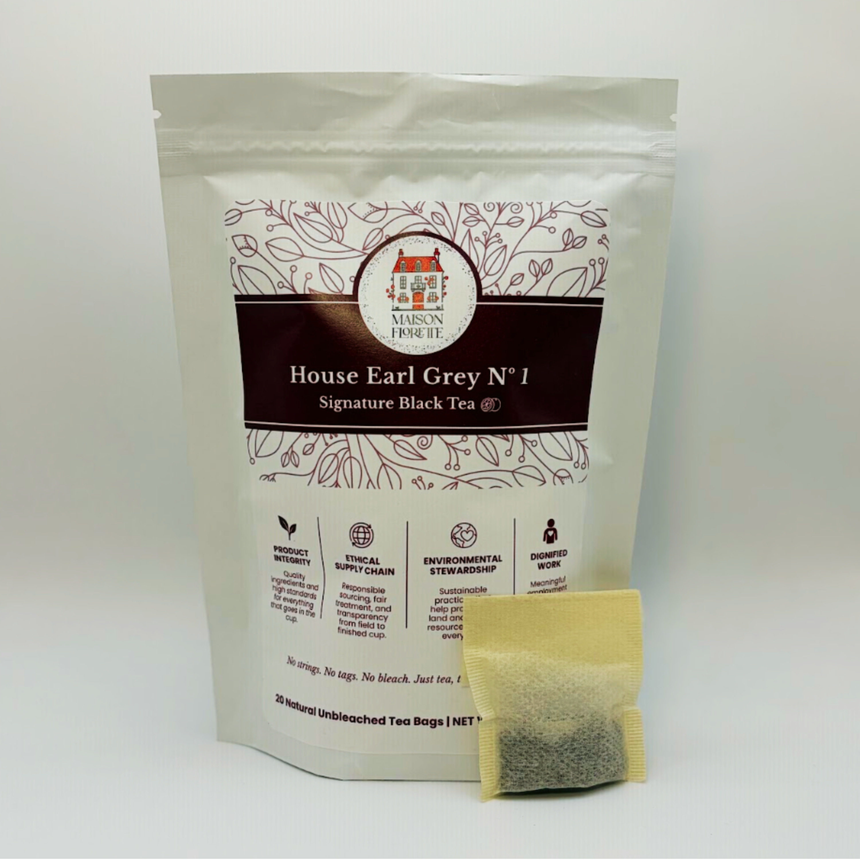 House Earl Grey Nº 1 Signature Black Tea - 20 Natural Tea Bags