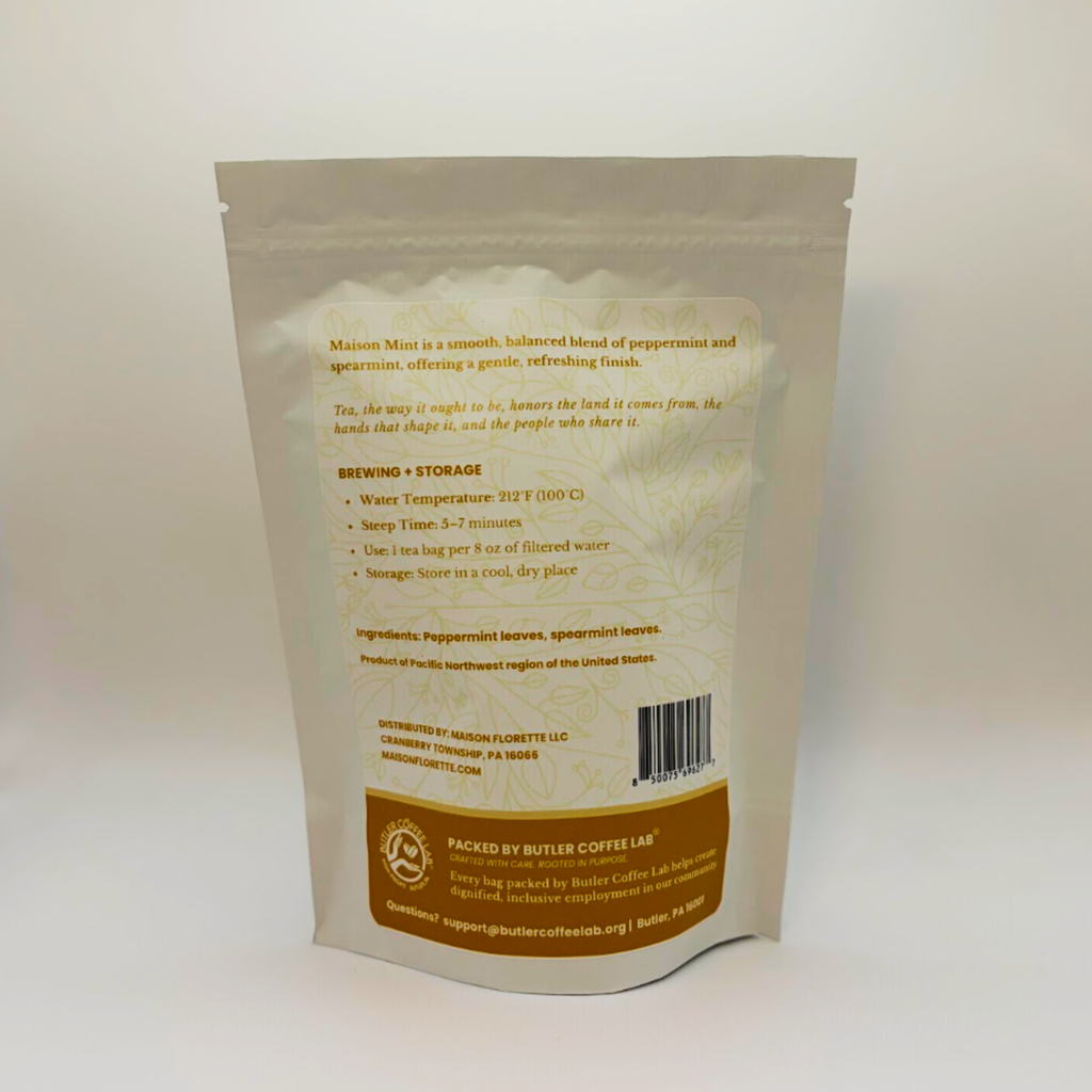 Maison Mint Signature Herbal Tea - 20 Natural Tea Bags