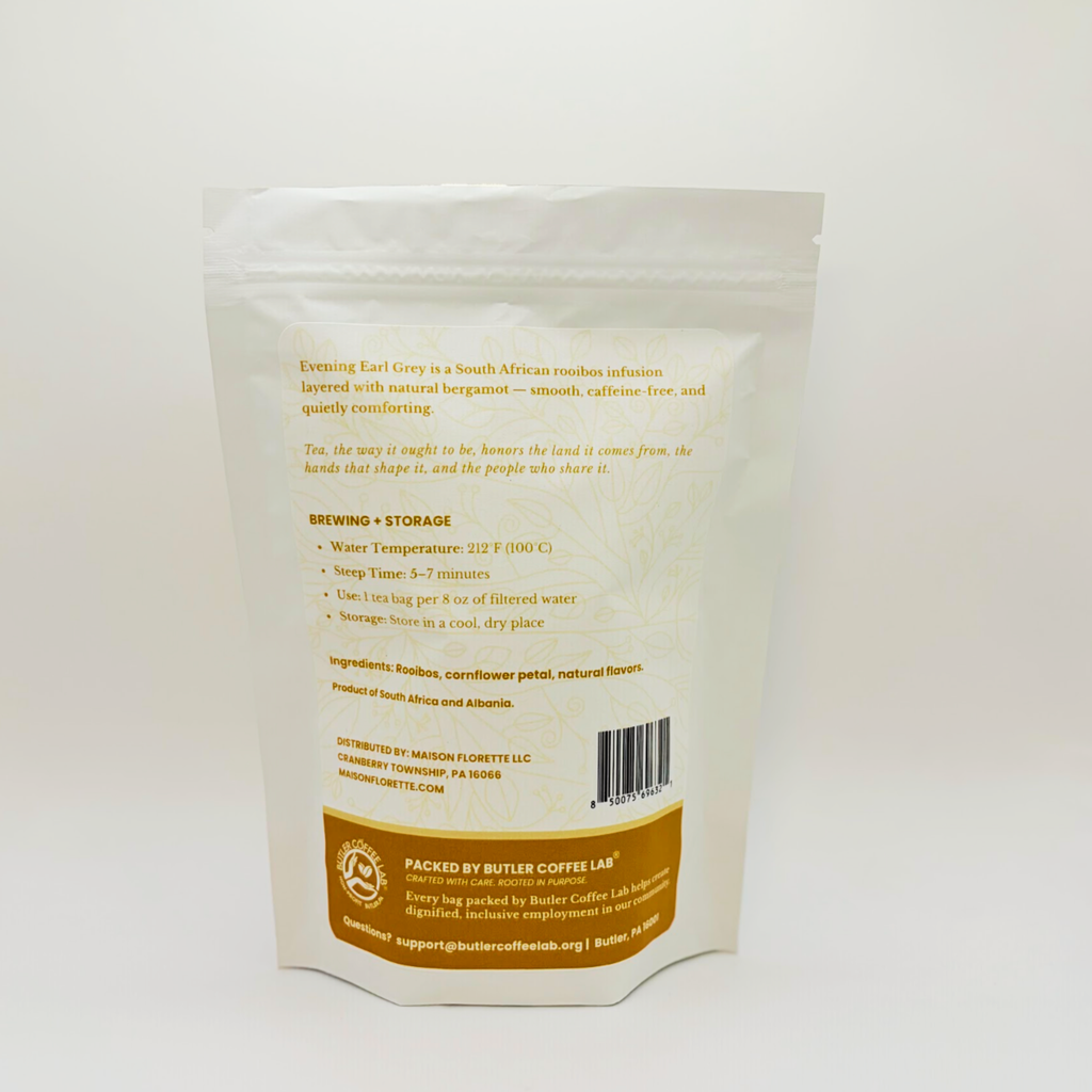Evening Earl Grey Caffeine-Free Tea Herbal — 20 Natural Tea Bags