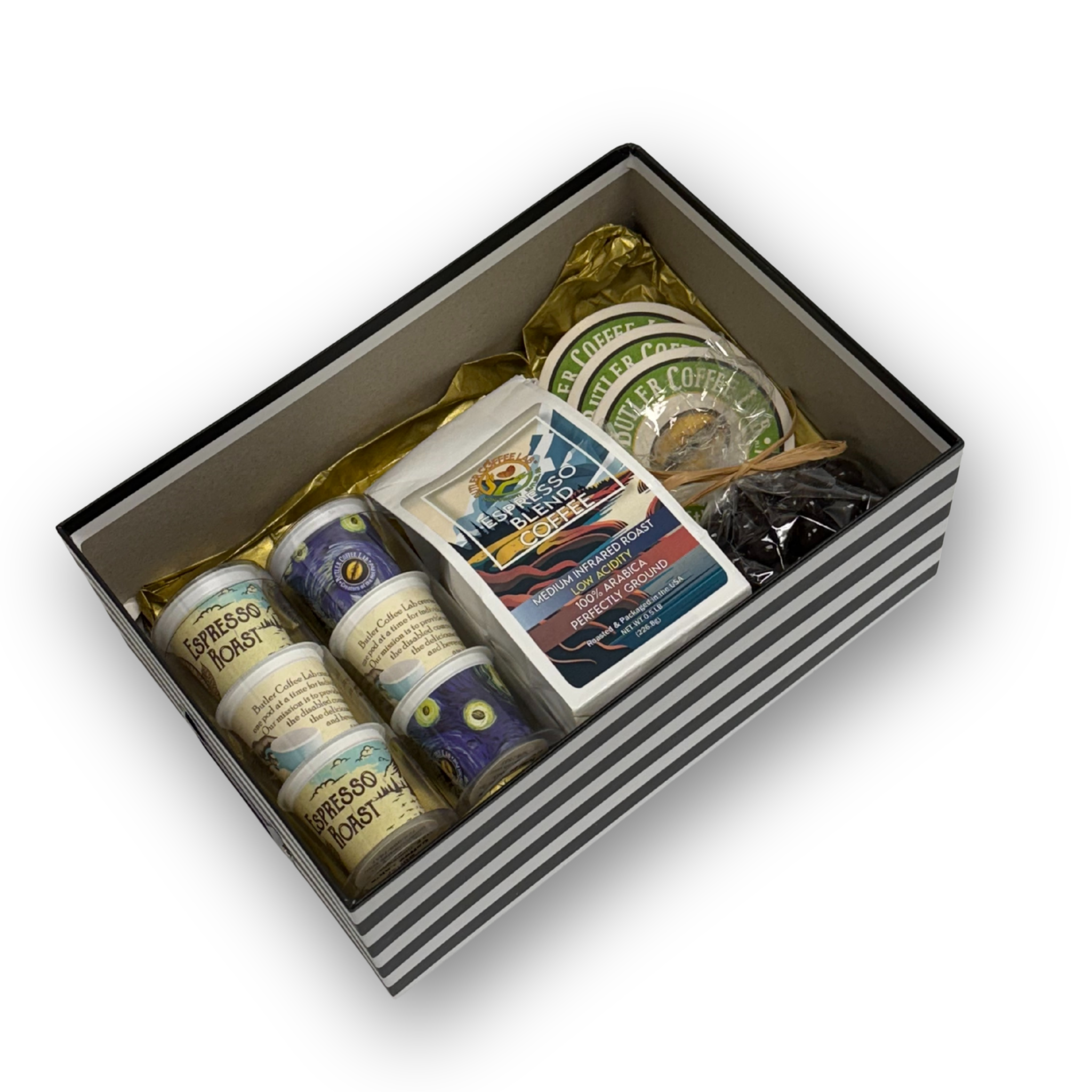 Coffee Pods & Mini Bag Gifting Set