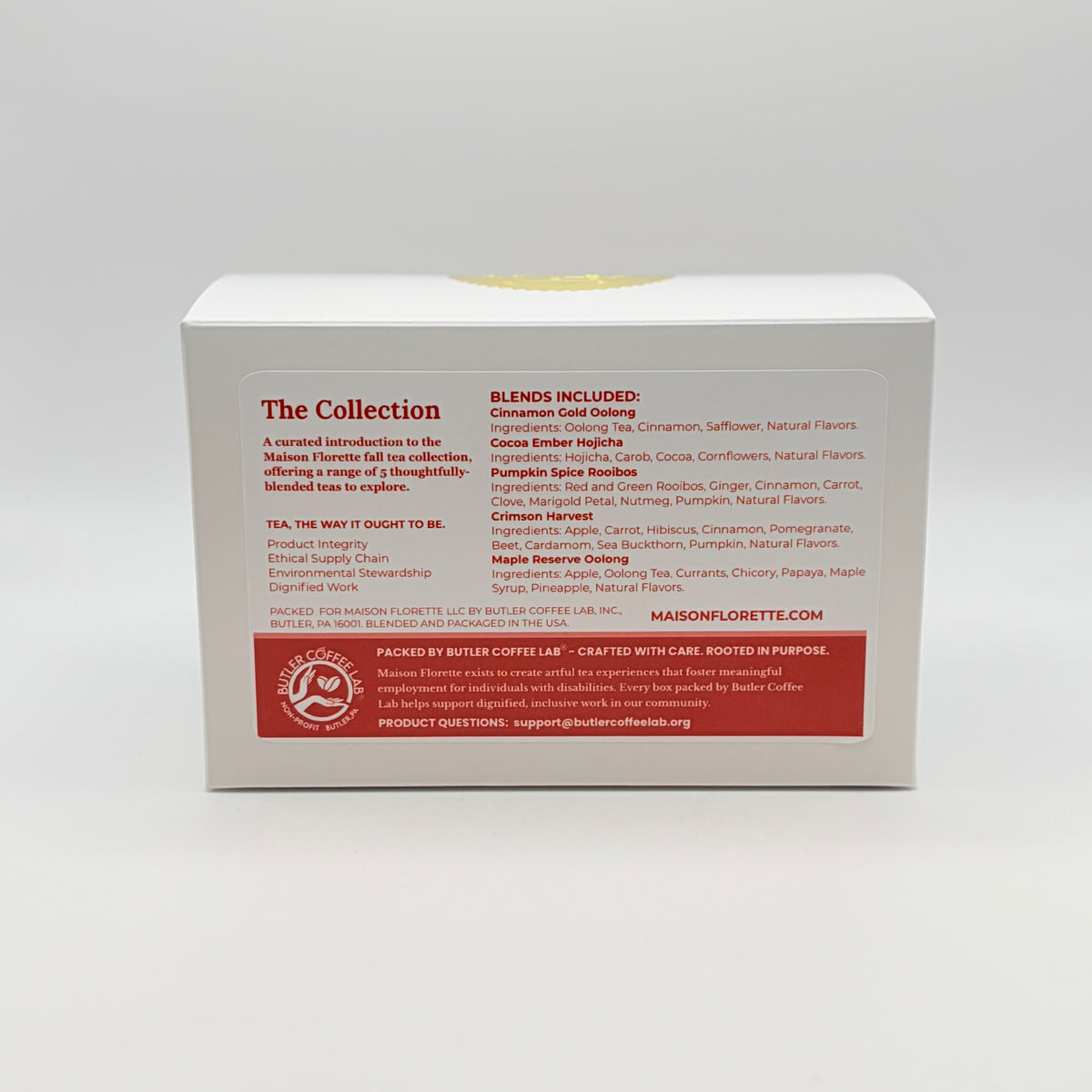 Maison Florette | Five Blend Tea Sampler