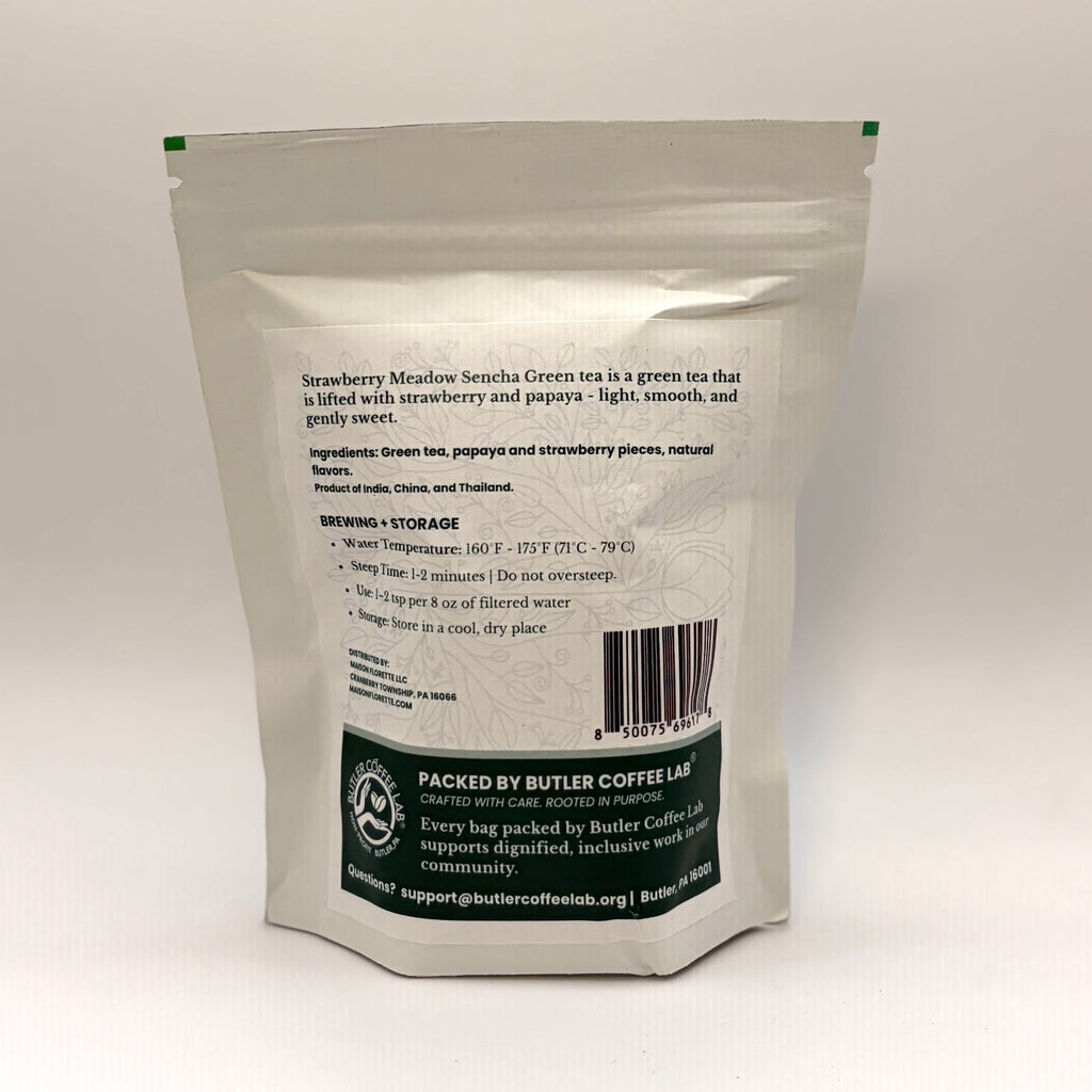 Strawberry Meadow Sencha Green Tea Loose Leaf