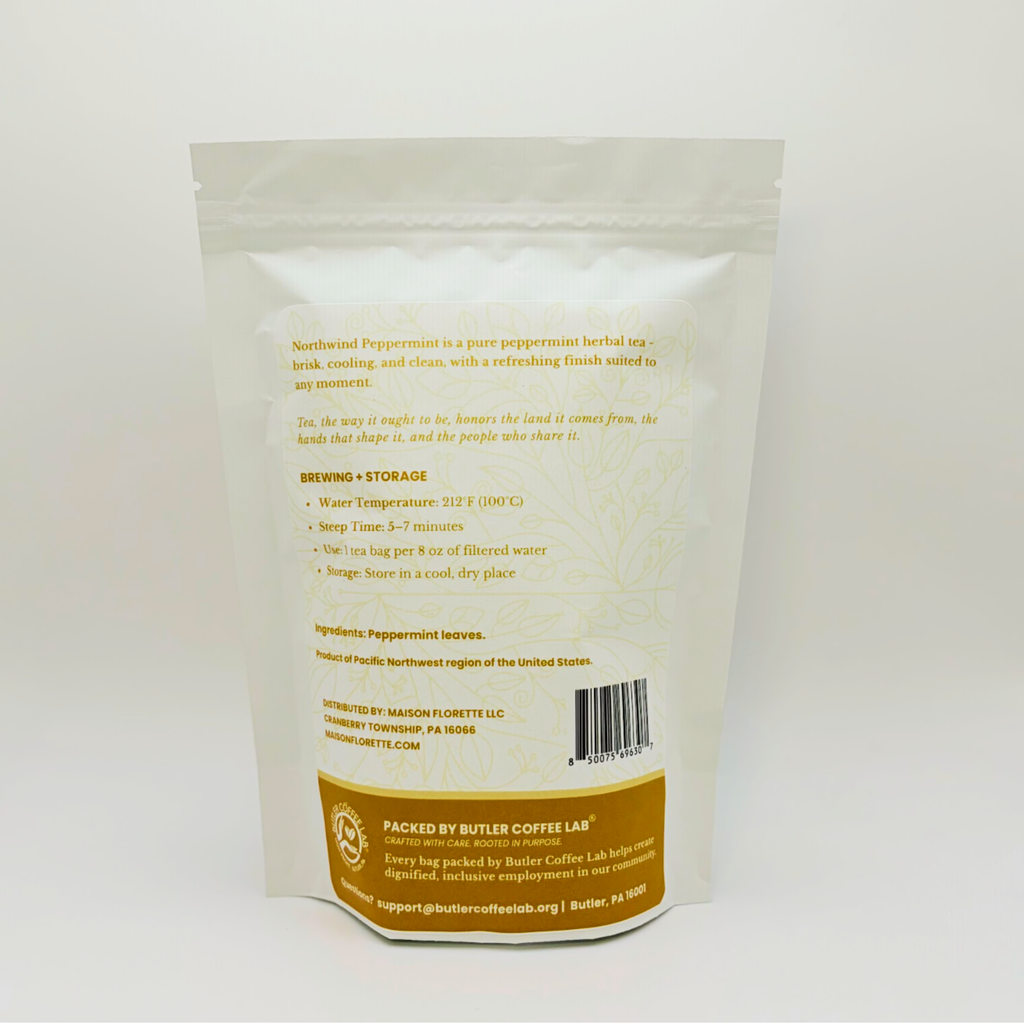 Northwind Peppermint Herbal Tea — 20 Natural Tea Bags