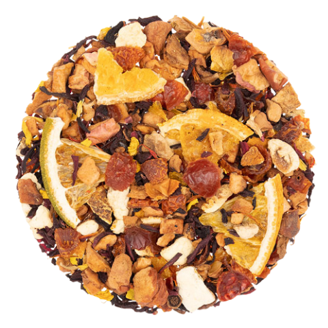 Golden Citrus Vanilla Caffeine-Free Herbal Tea - Loose Leaf