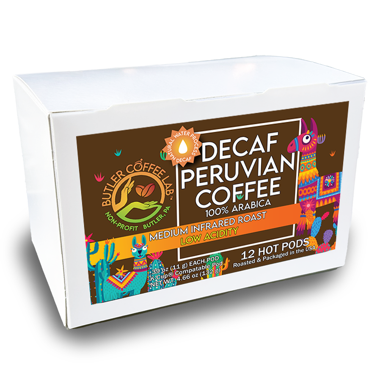 Decaf Peruvian Coffee - 12 Pod Box