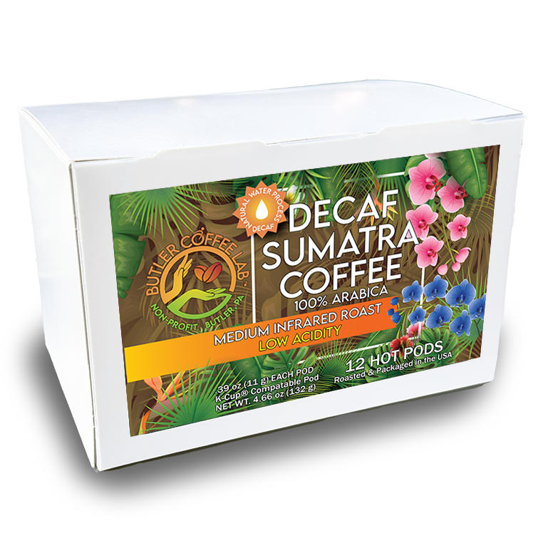 Decaf Sumatra Coffee - 12 Pod Box