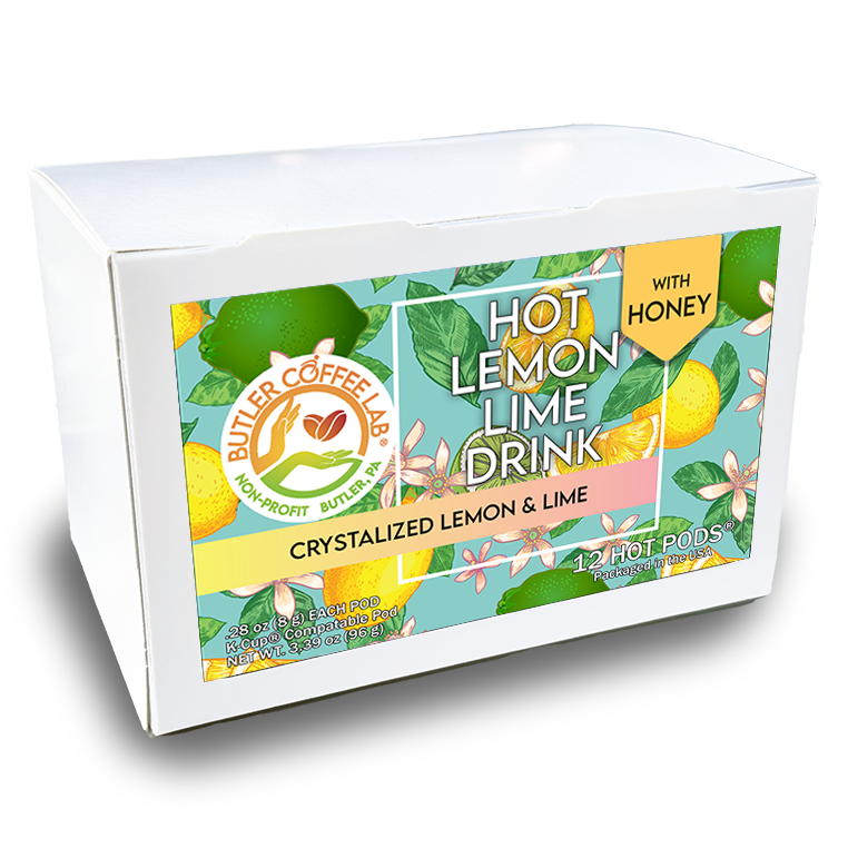 Hot Lemon-Lime Drink w/Honey - 12 Pod Box