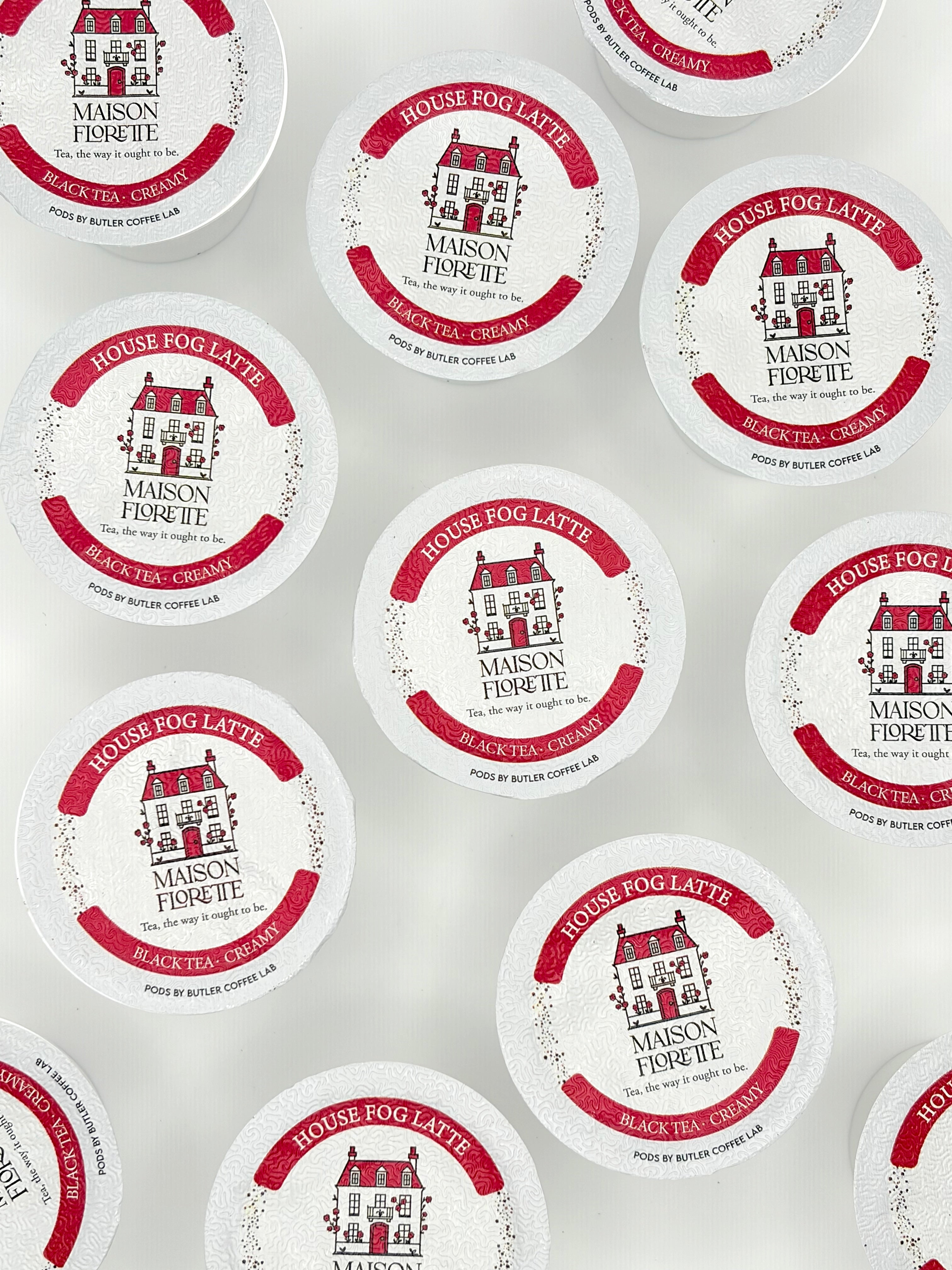 House Fog Latte Tea Pods - 12 Count