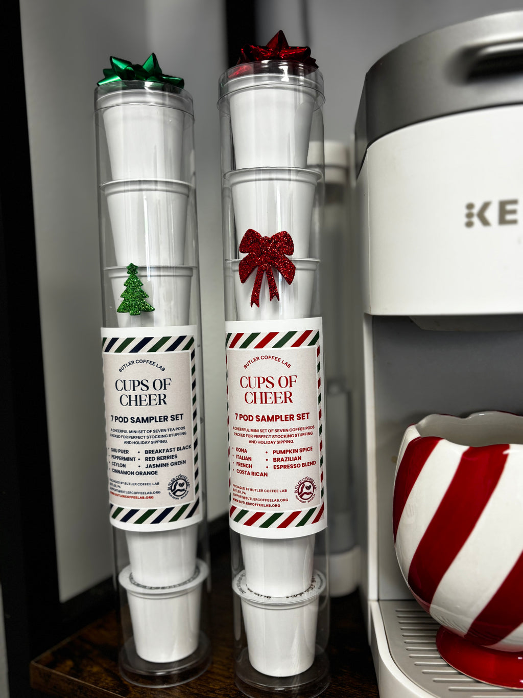 Cups of Cheer : Stocking Stuffers (7 pod variety sets)