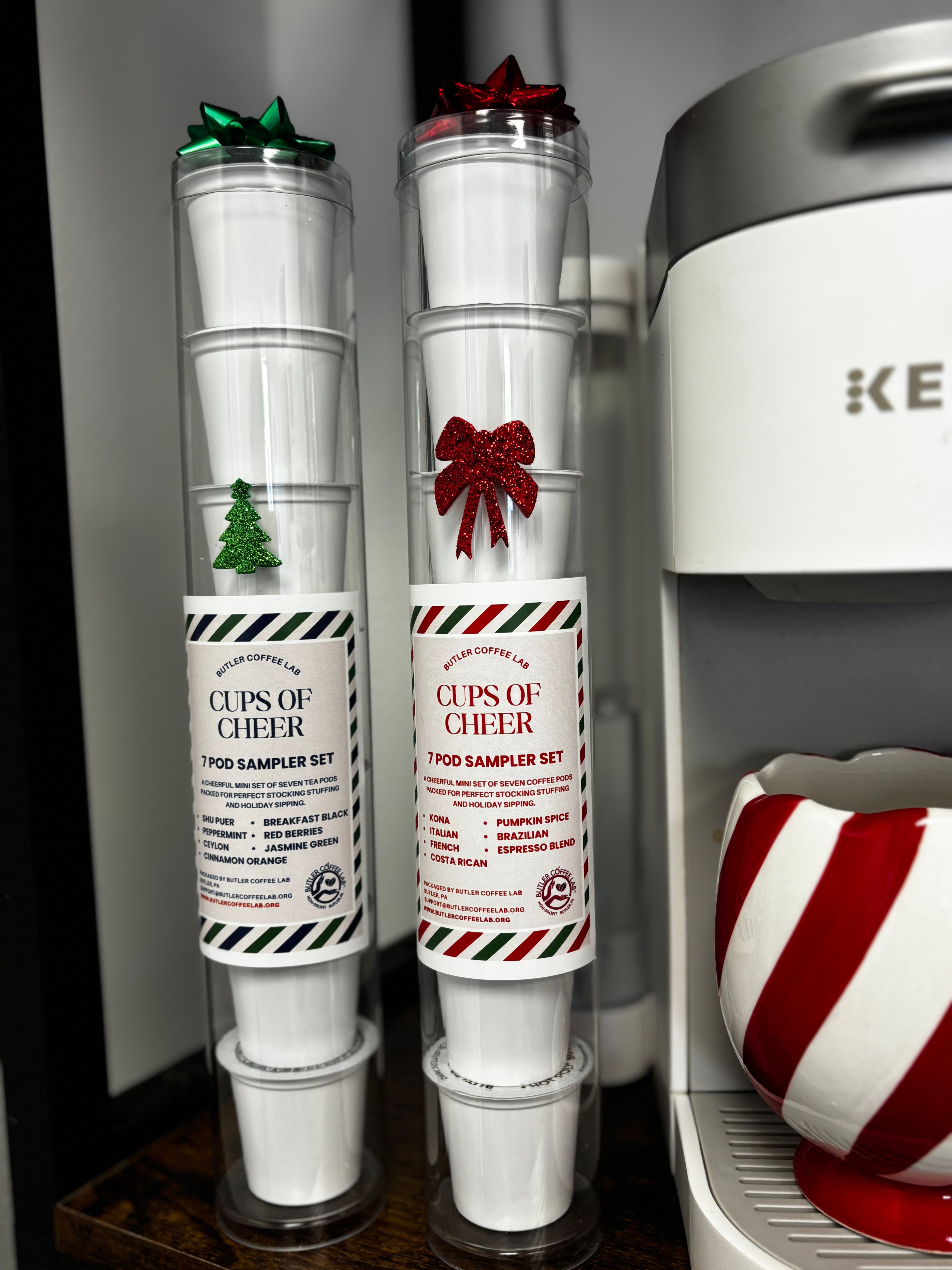 Cups of Cheer : Stocking Stuffers (7 pod variety sets)