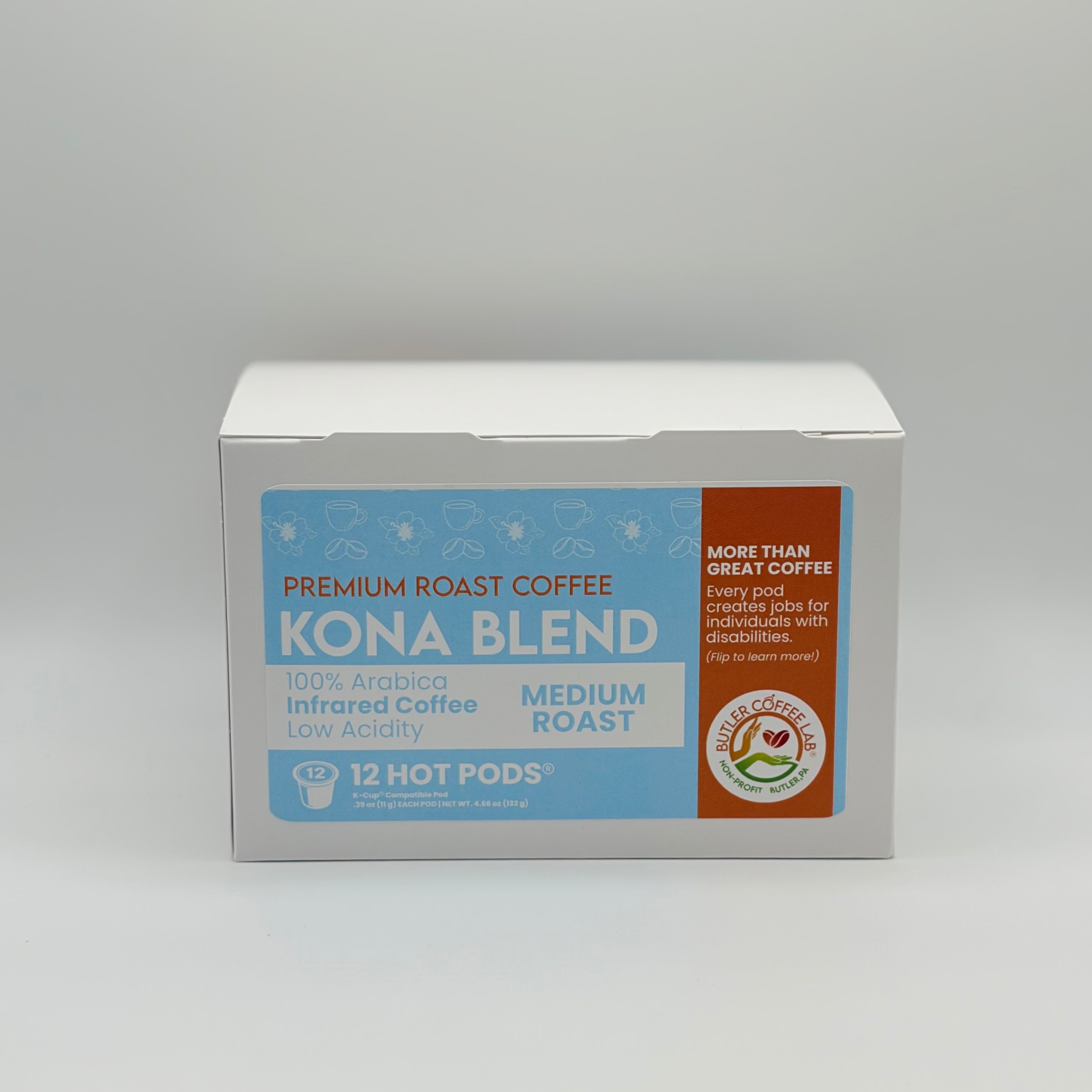 Kona Blend Coffee - 12 Pod Box