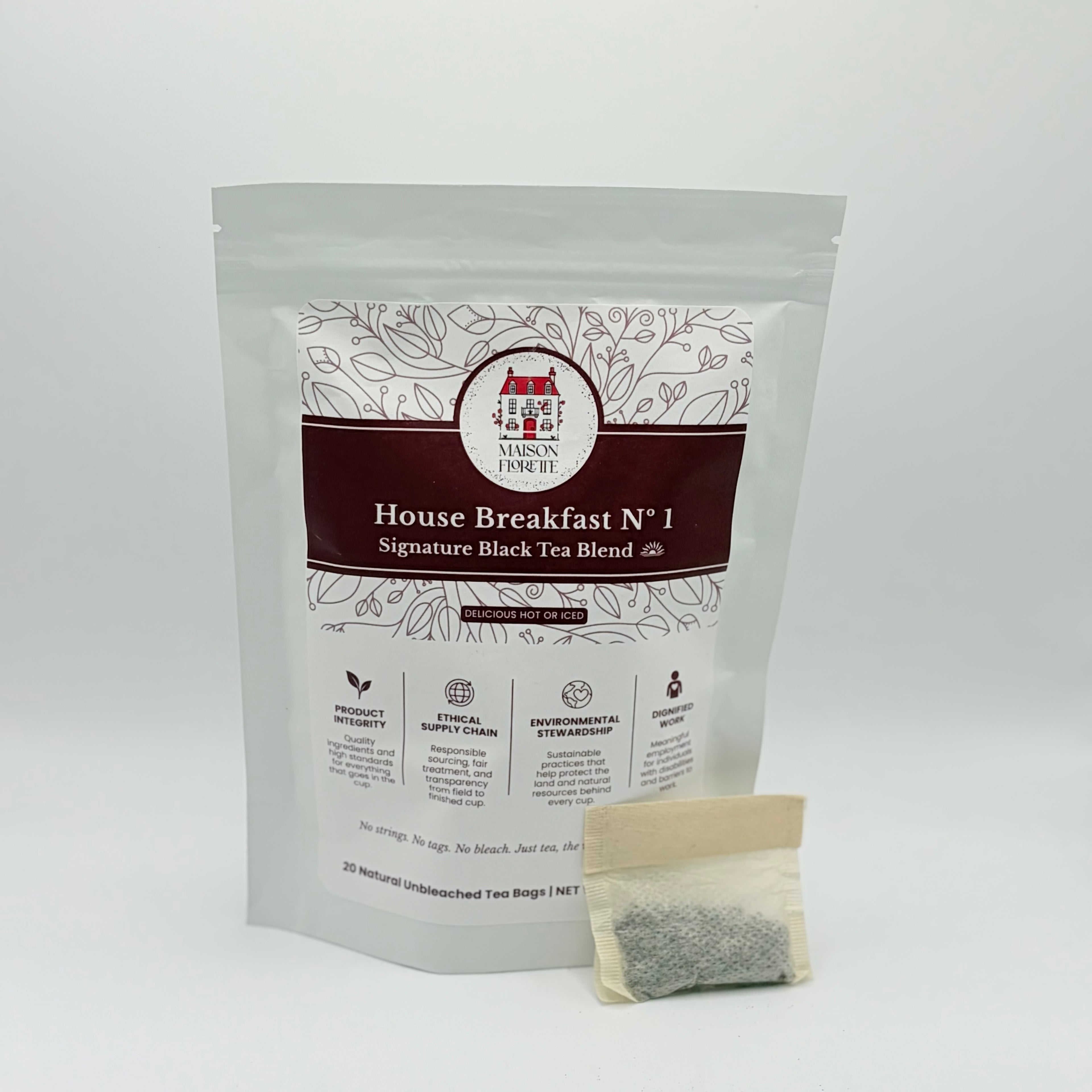 House Breakfast Nº 1 Signature Black Tea - 20 Natural Tea Bags