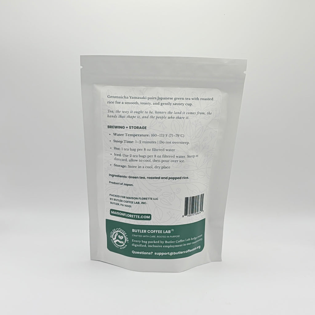 Genmaicha Yamasaki Japanese Green Tea - 20 Natural Tea Bags