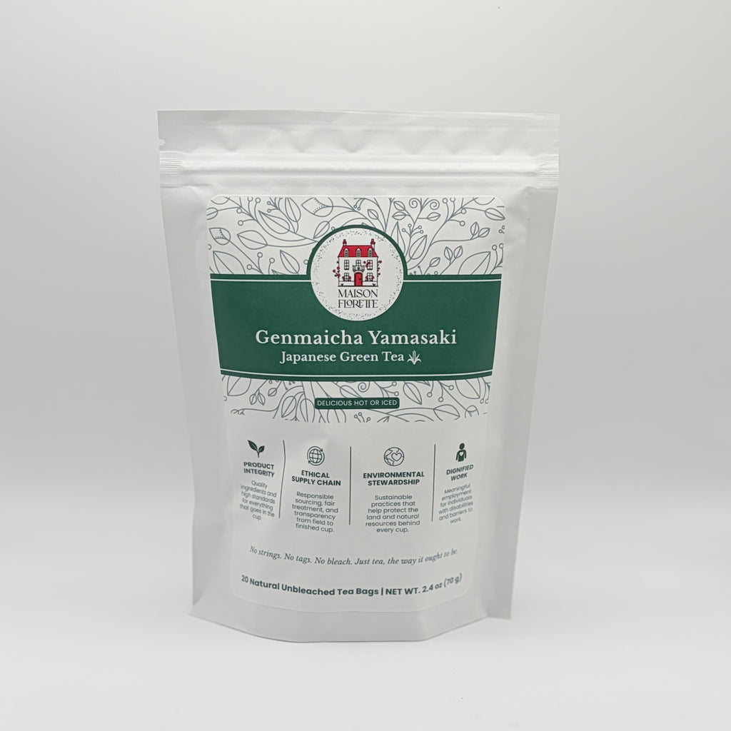 Genmaicha Yamasaki Japanese Green Tea - 20 Natural Tea Bags
