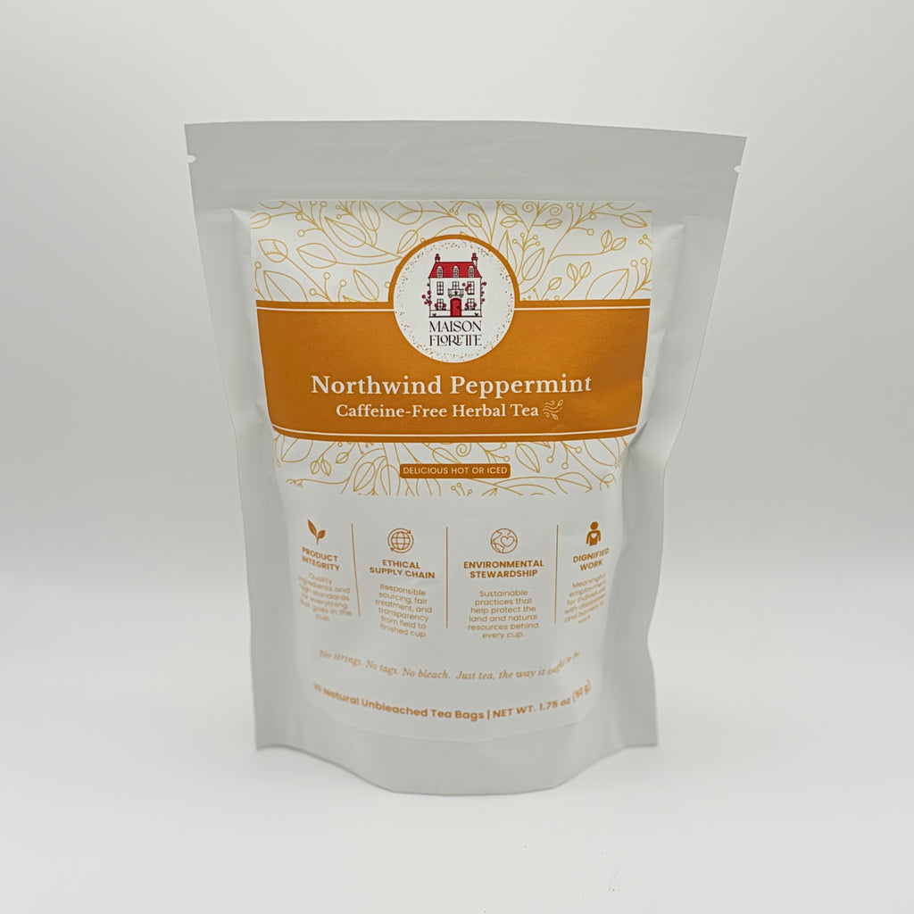 Northwind Peppermint Herbal Tea - 20 Natural Tea Bags