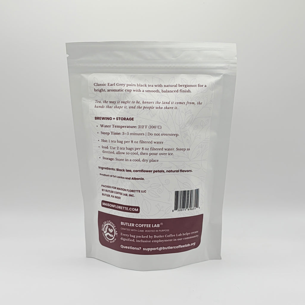 Classic Earl Grey Traditional Black Tea - 20 Natural Tea Bags