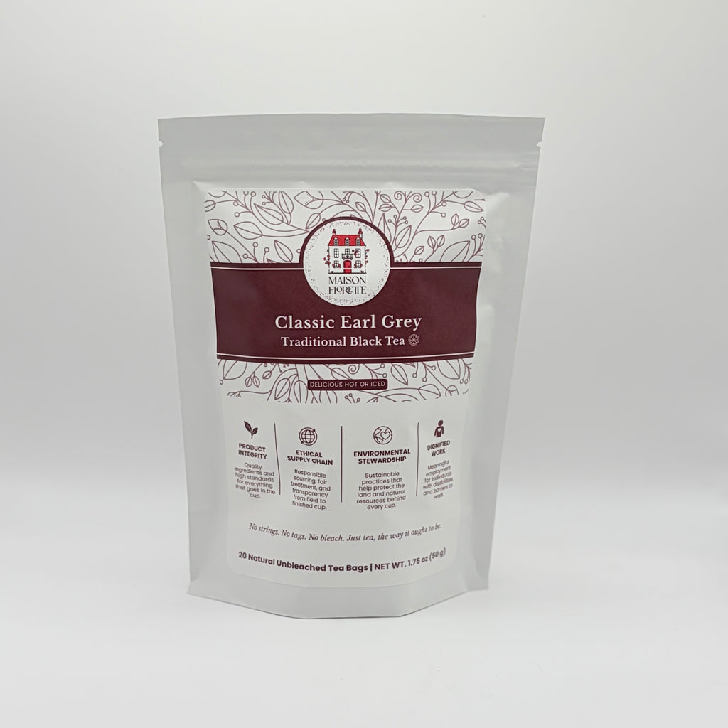 Classic Earl Grey Traditional Black Tea - 20 Natural Tea Bags
