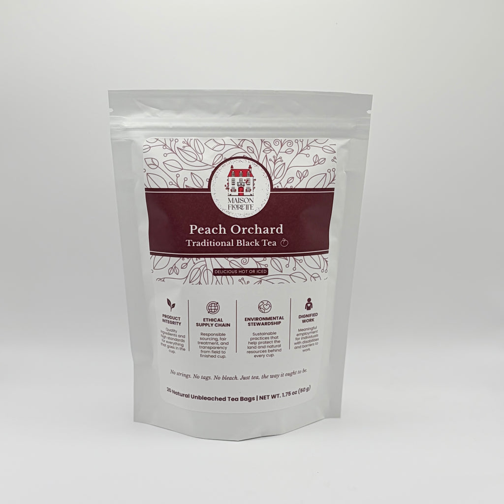 Peach Orchard Traditional Black Tea - 20 Natural Tea Bags