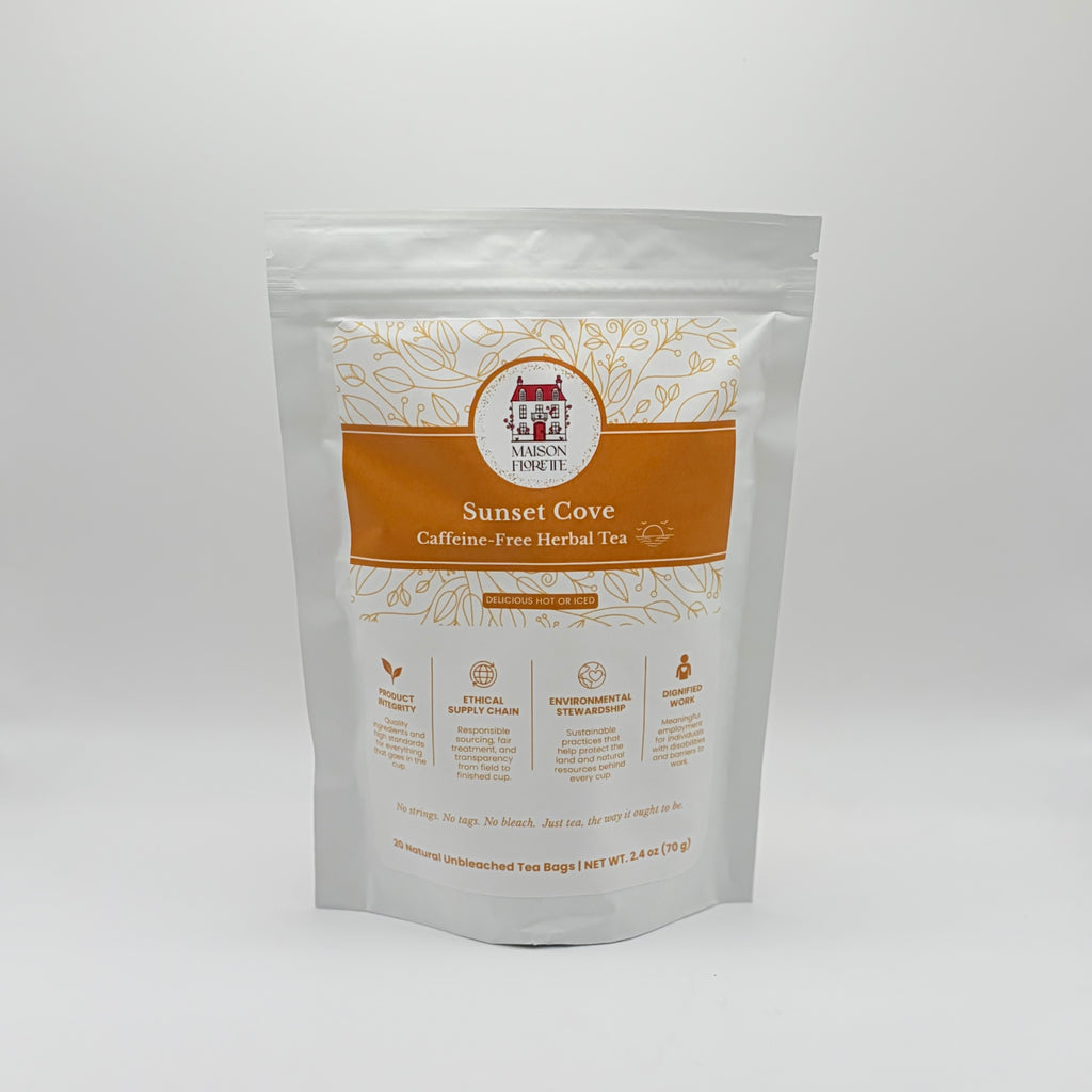 Sunset Cove Caffeine-Free Herbal Tea - 20 Natural Tea Bags