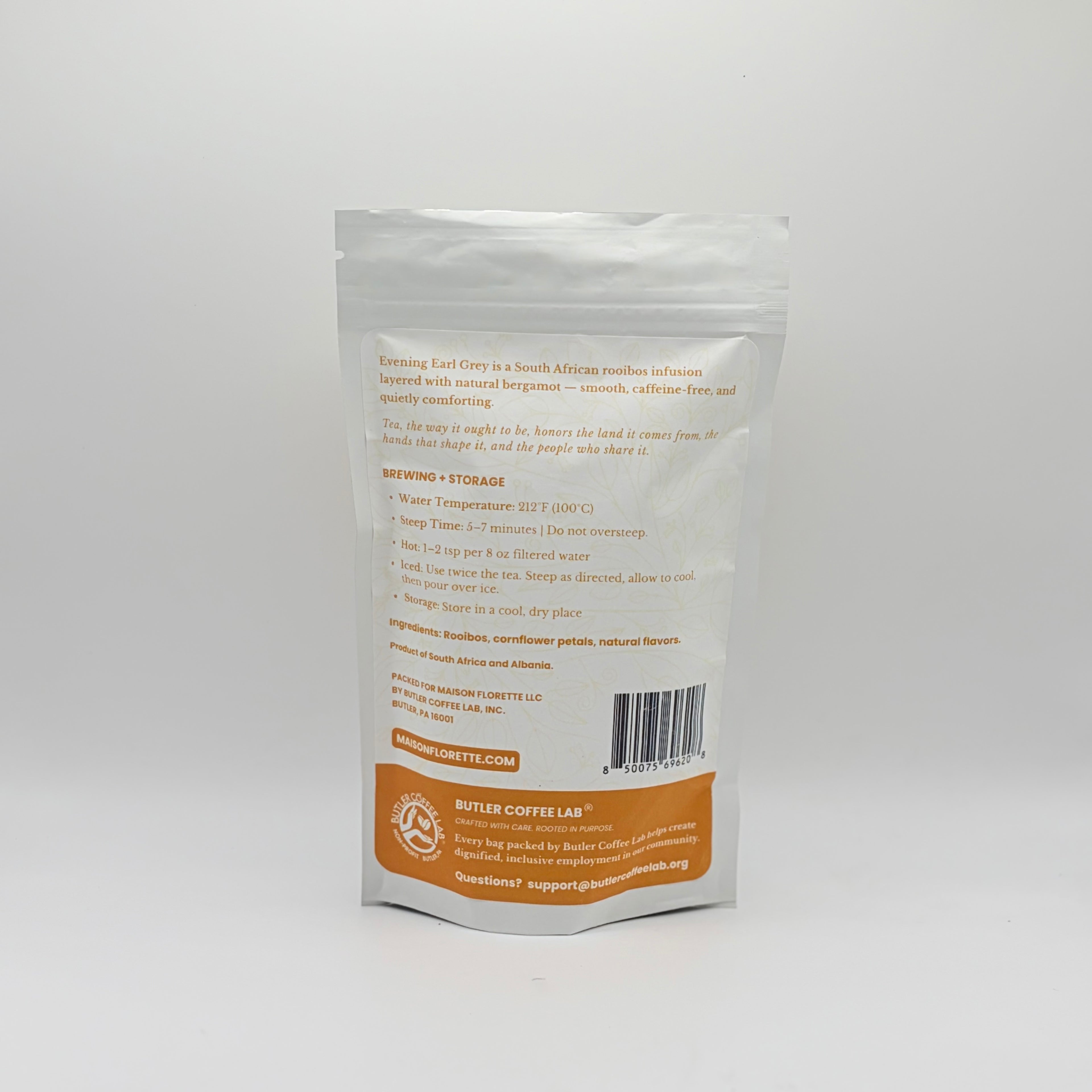 Evening Earl Grey Caffeine-Free Herbal Tea - Loose Leaf