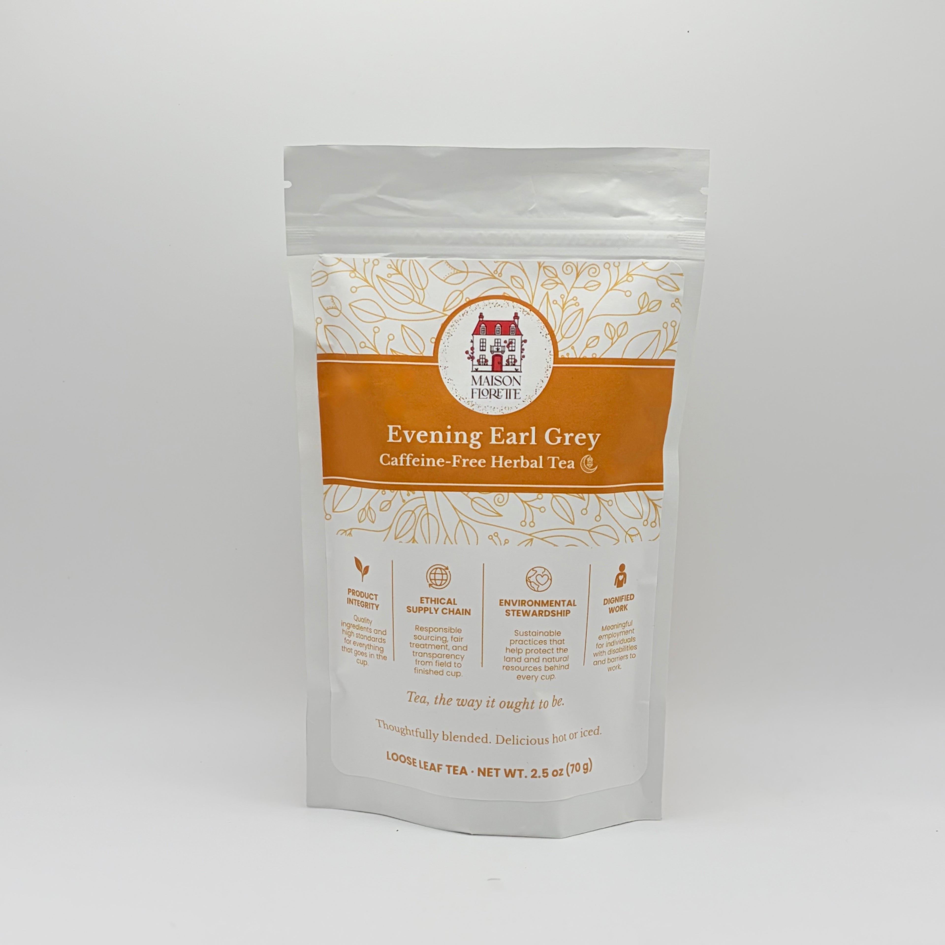 Evening Earl Grey Caffeine-Free Herbal Tea - Loose Leaf