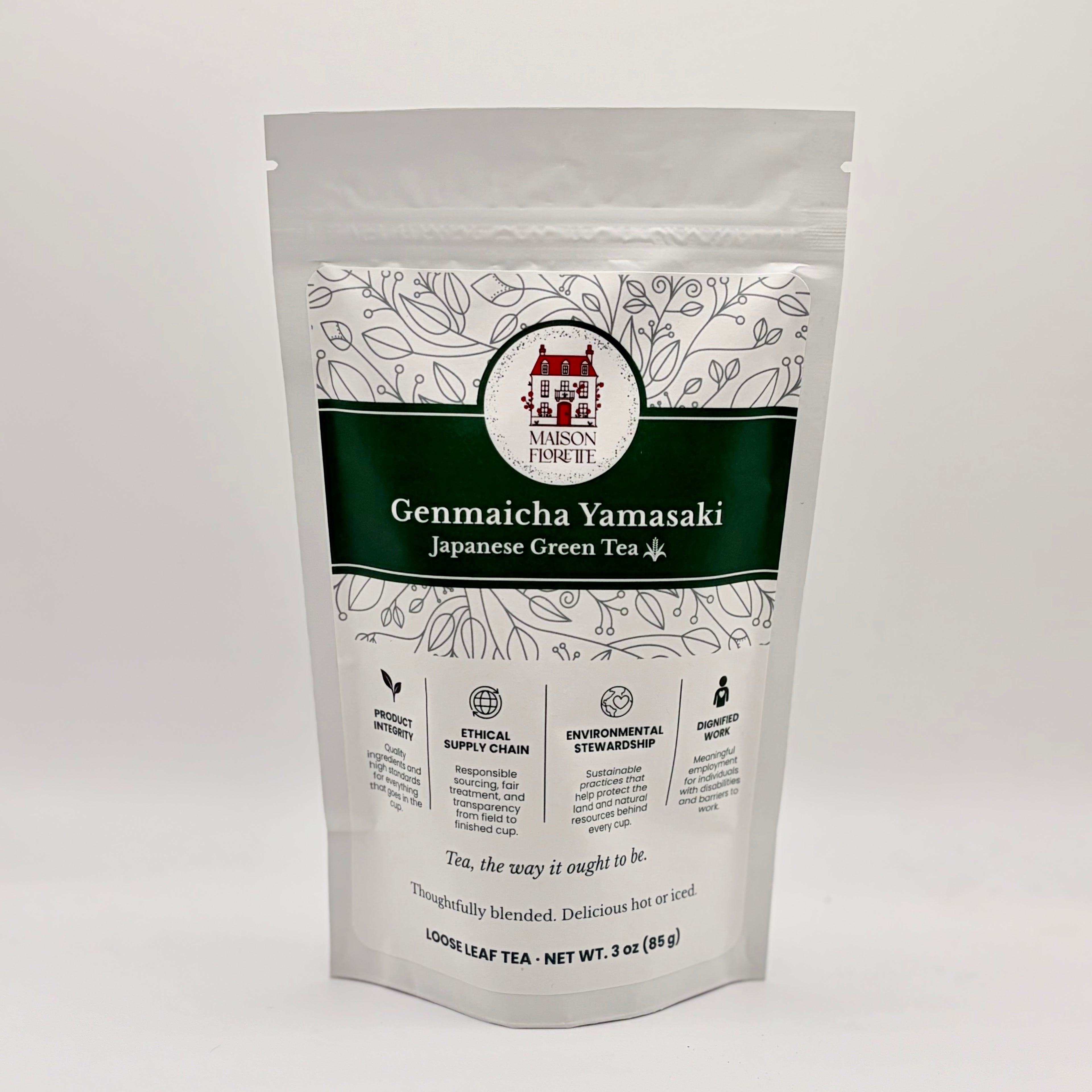 Genmaicha Yamasaki Japanese Green Tea - Loose Leaf