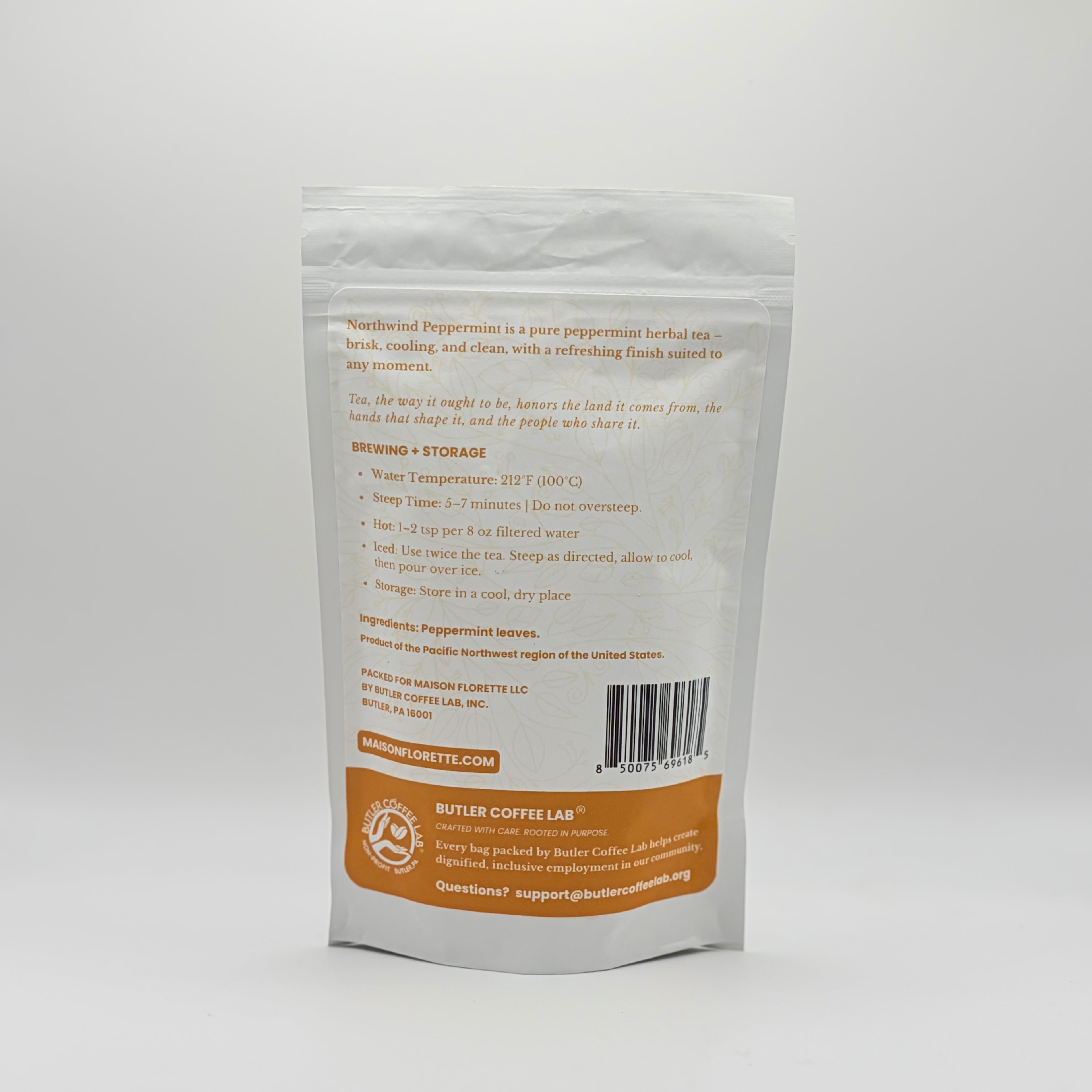 Northwind Peppermint Herbal Tea - Loose Leaf