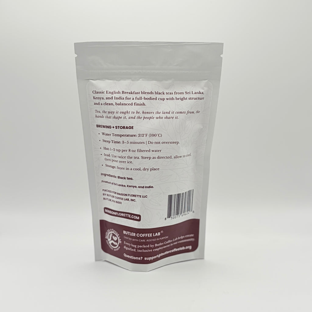 Classic English Breakfast Traditional Black Tea - Loose Leaf