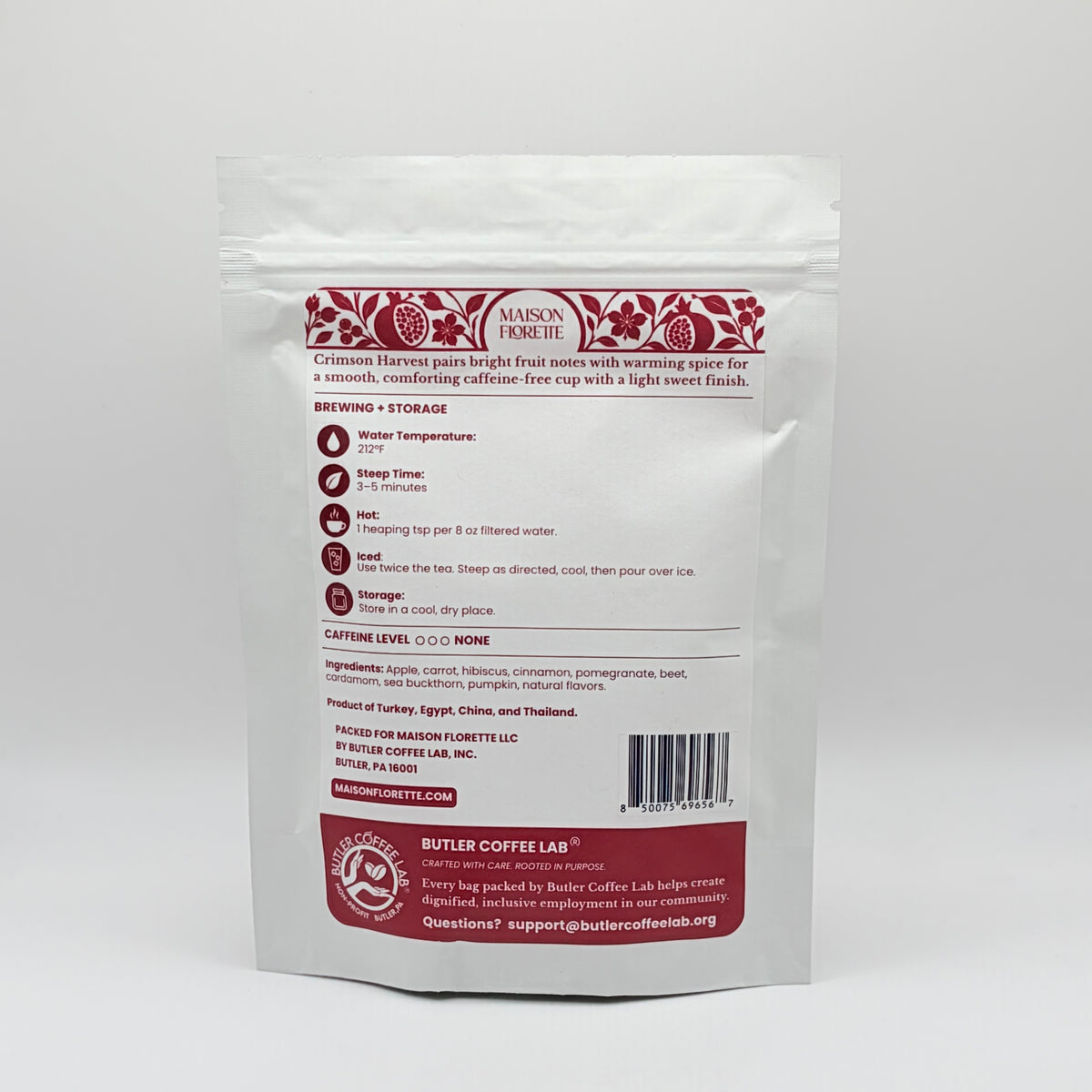 Crimson Harvest Herbal Fruit Tea - Loose Leaf