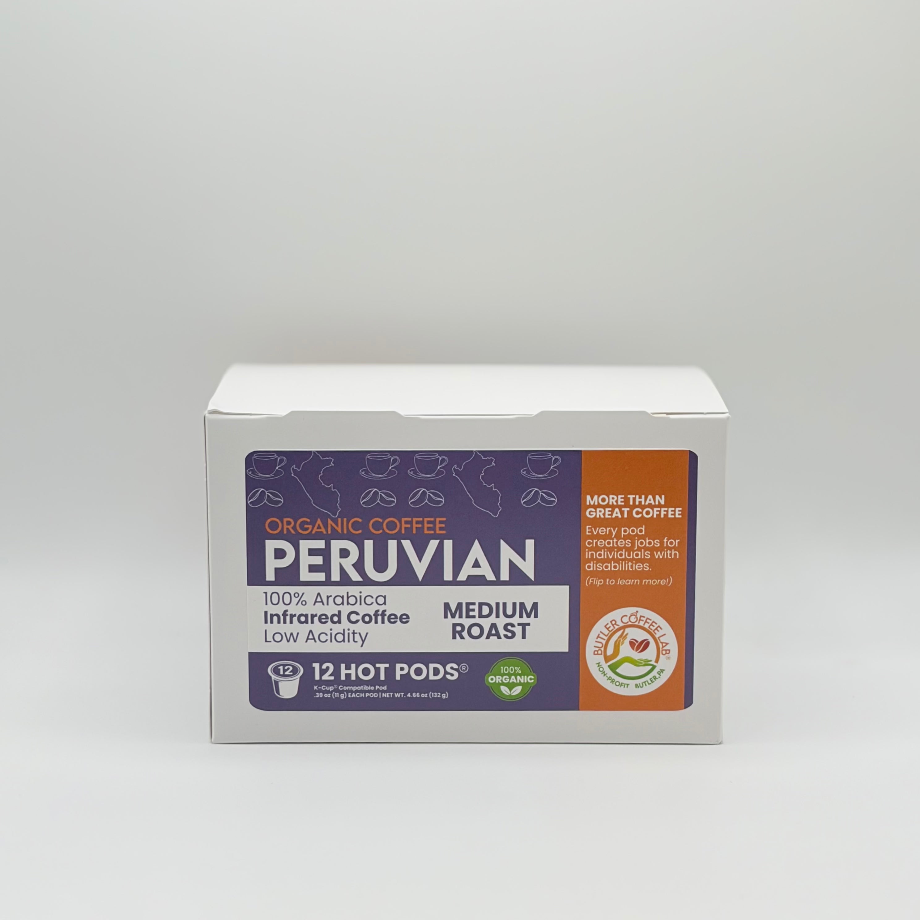 Organic Peruvian Coffee - 12 Pod Box